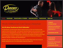 Tablet Screenshot of dancers.ch